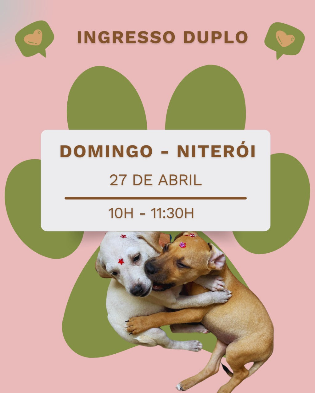 Puppy Yoga & Drink 27 de abril de 2025 - NITERÓI - Ingresso DUPLO