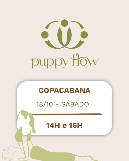 Puppy Yoga 18 de outubro - Copacabana